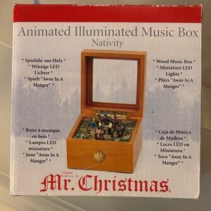 Mr. Christmas Animated Illuminated Music Box